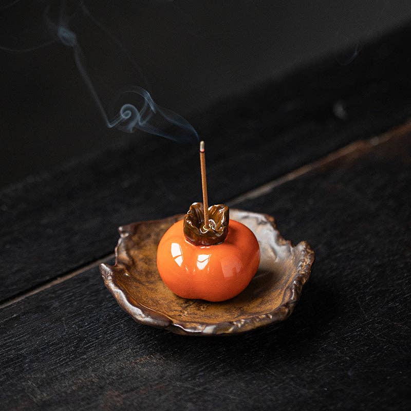 Persimmon Incense Holder