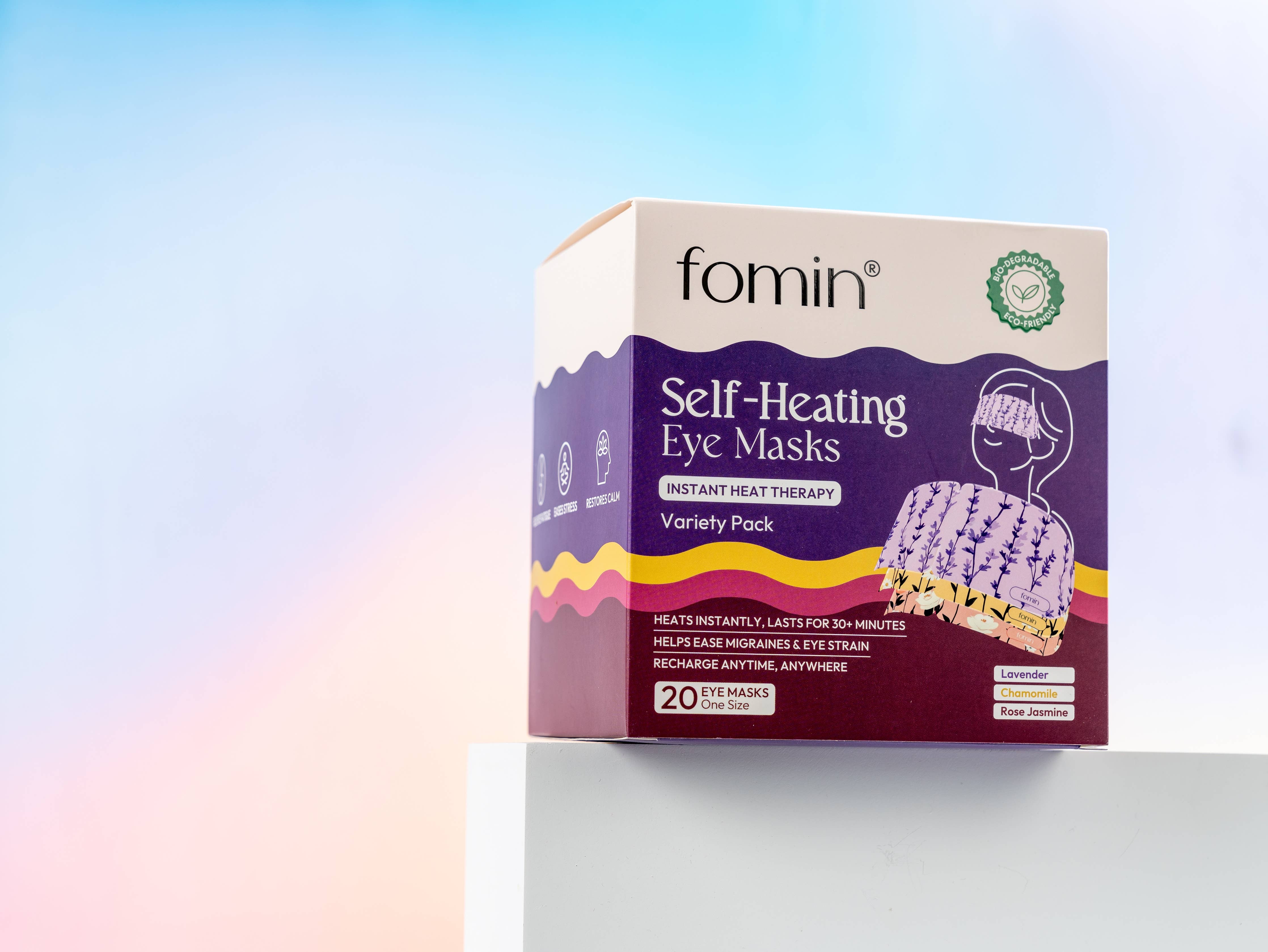 Self-Heating Eye Mask 20 Pack | Self Care | Migraine & Sleep
