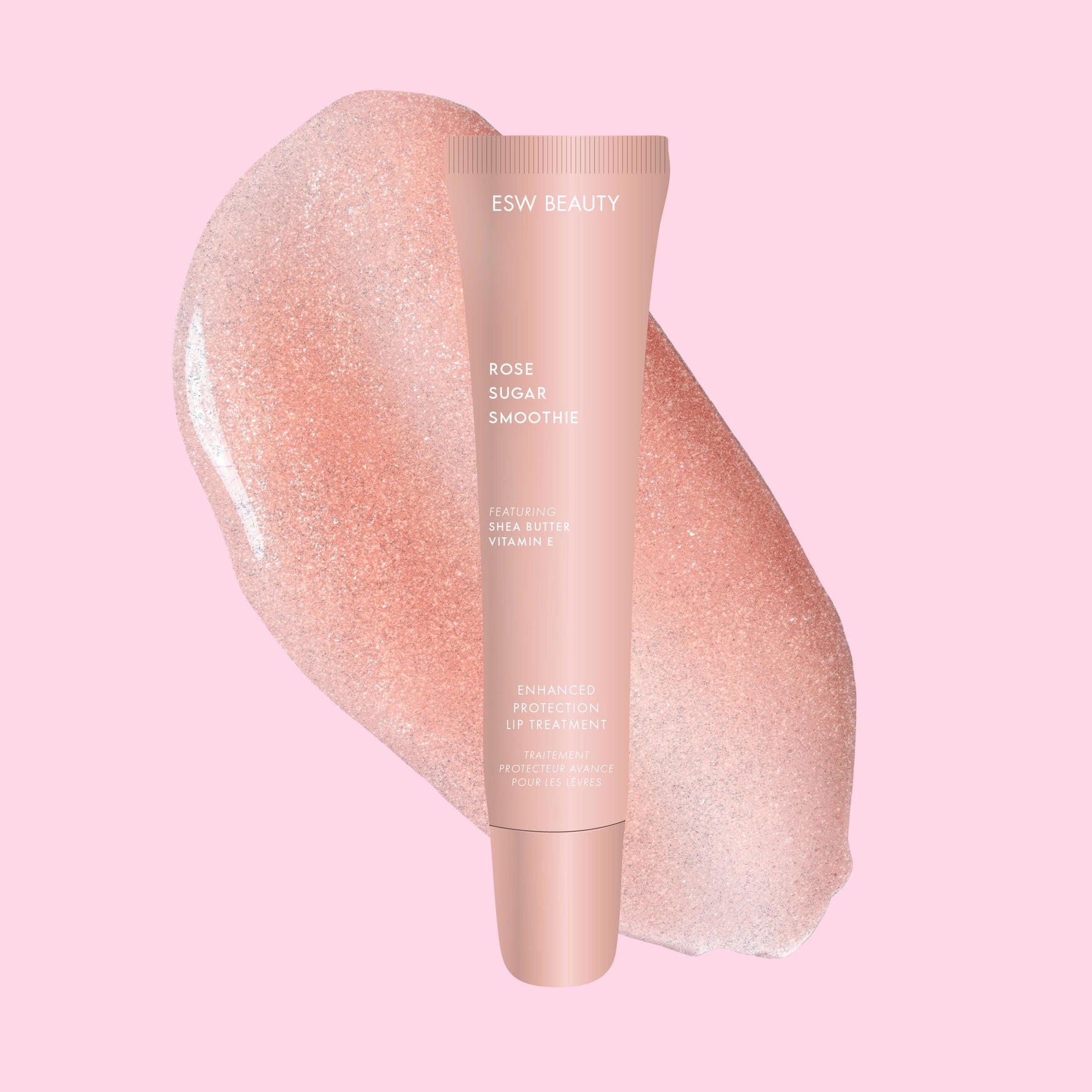 ESW Beauty Exoe Sugar Shooter on a pink background