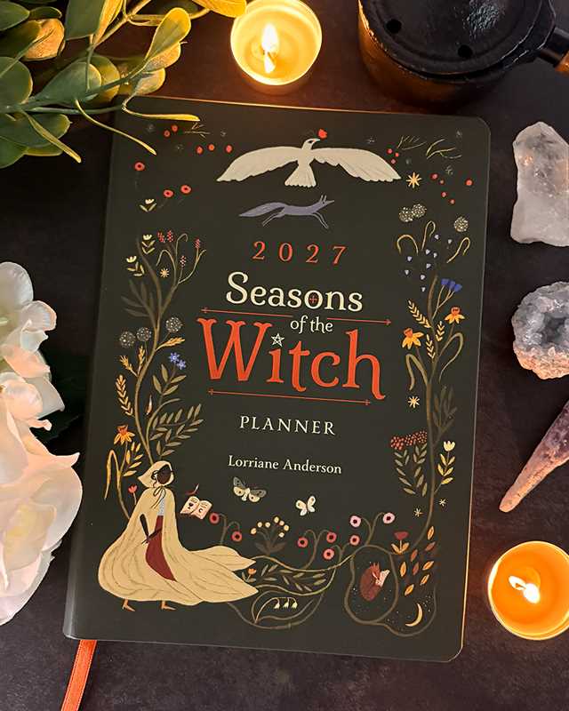 Calendario planificador 2027 Seasons of the Witch de Lorriane Anderson
