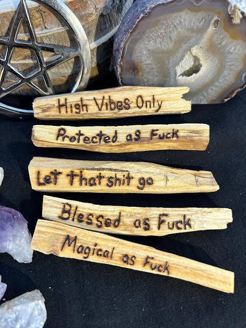 Hand Burned Palo Santo