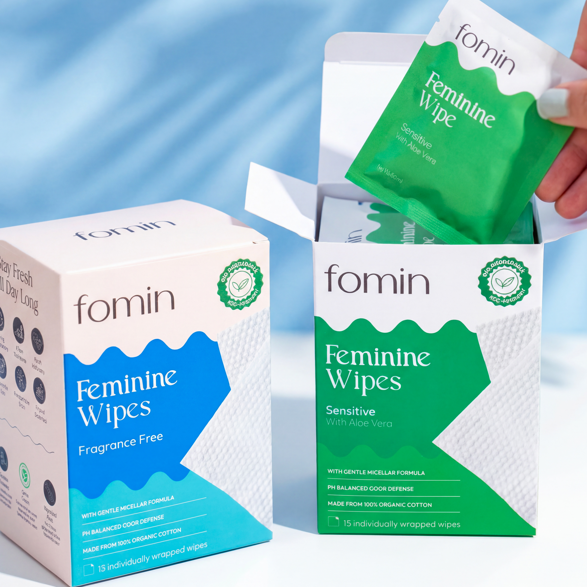 Feminine Wipes | Fragrance Free & Aloe Vera | Feminine Care