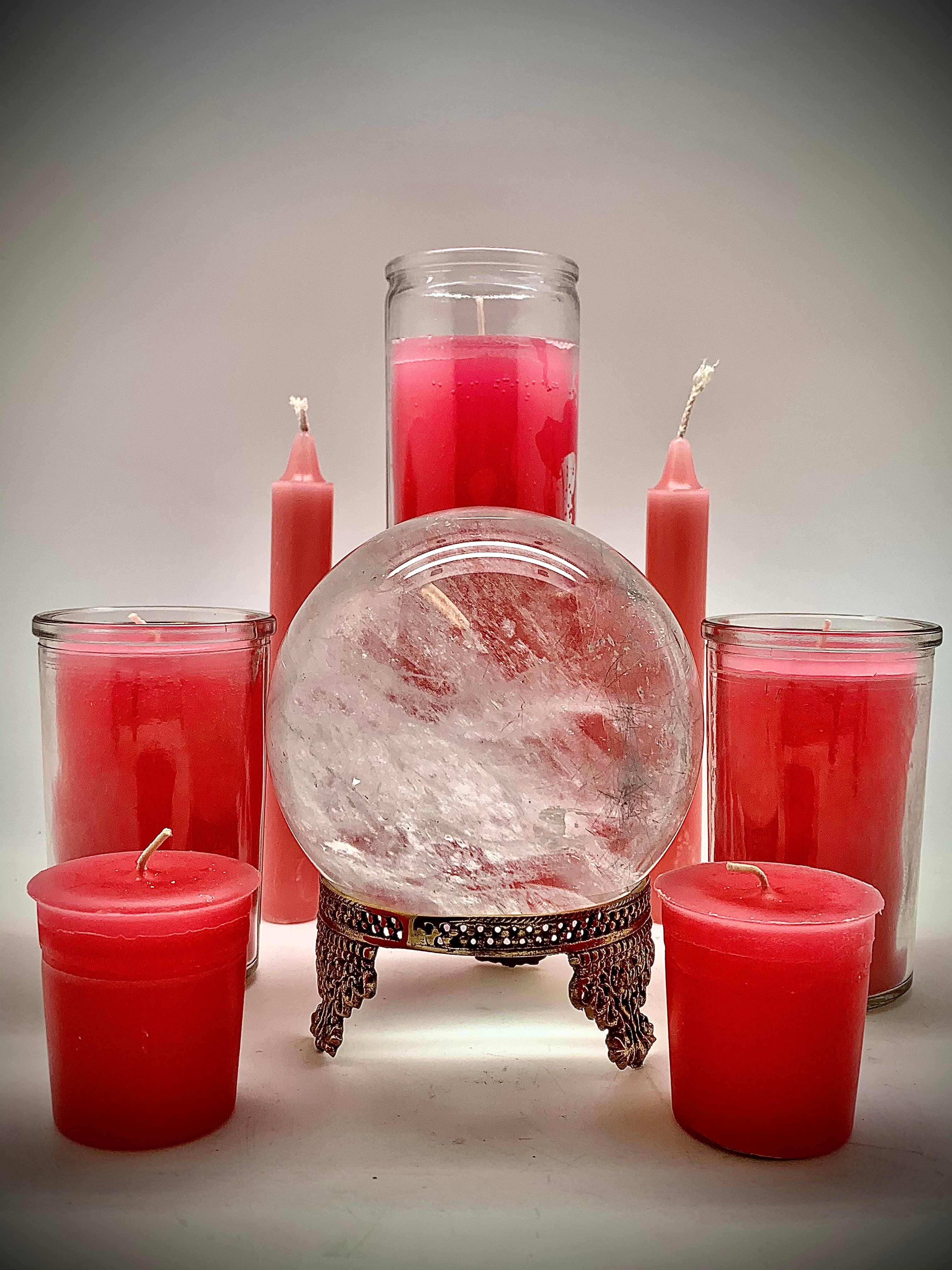 Pink 7 Day Prayer Candle - Romance, Love, Self-Love