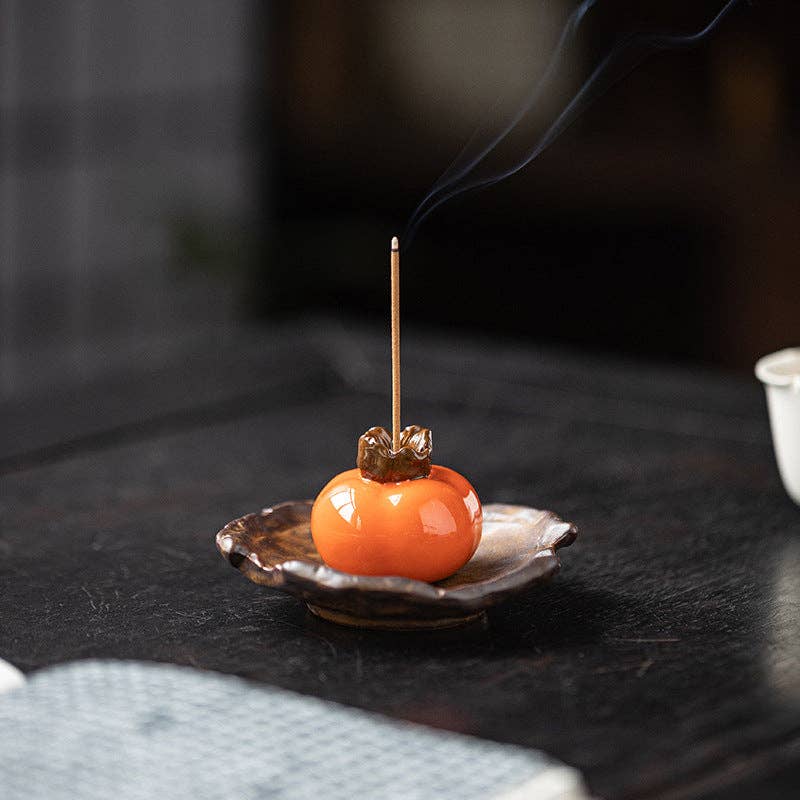 Persimmon Incense Holder
