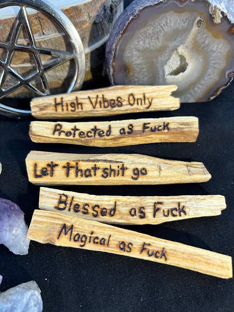 Hand Burned Palo Santo