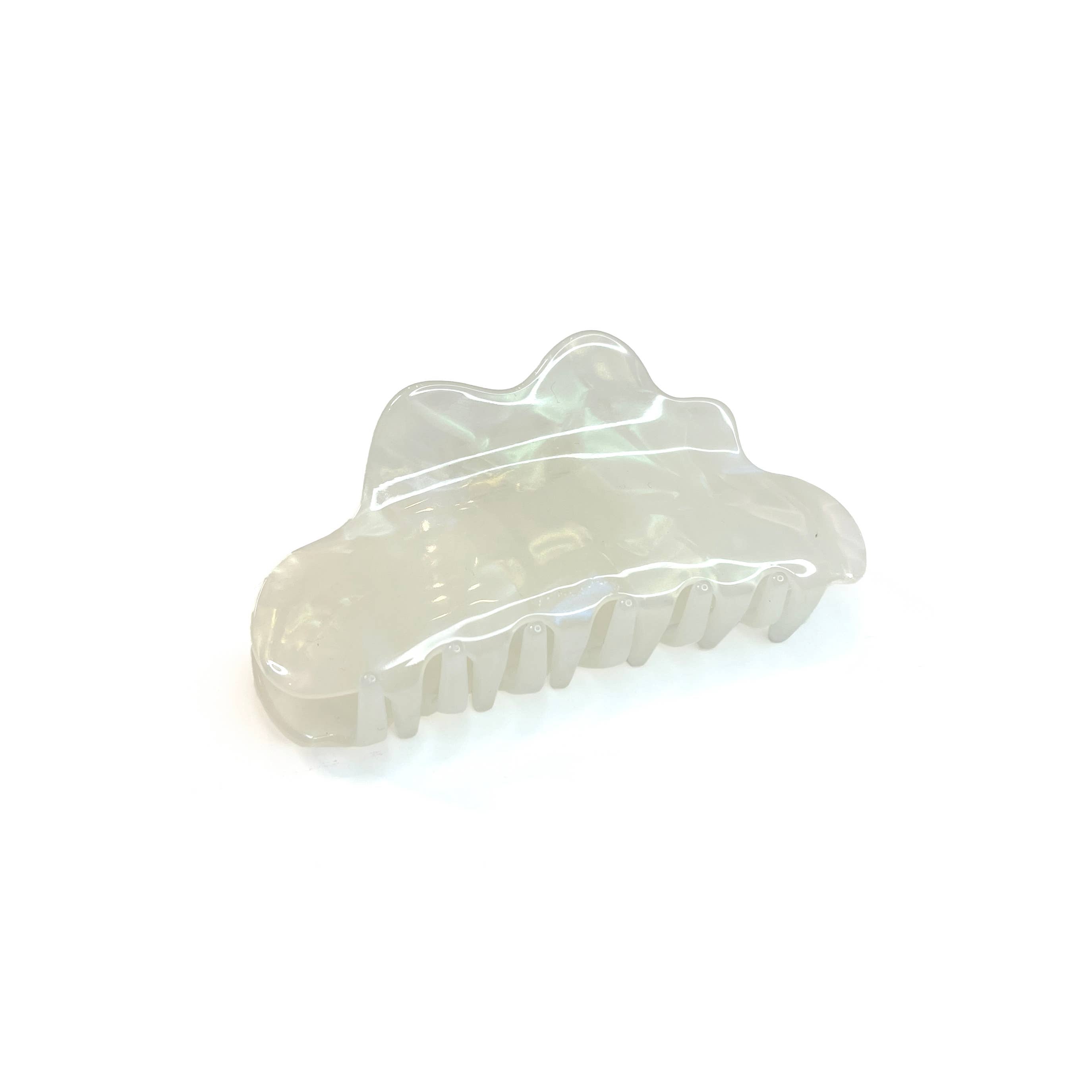 Eco-Friendly White Cloud Claw Clip